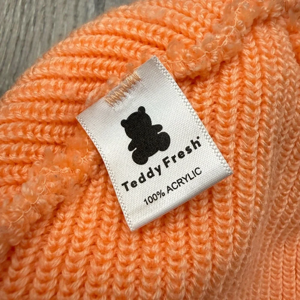 Teddy Fresh Heavy Gauge Beanie Peach